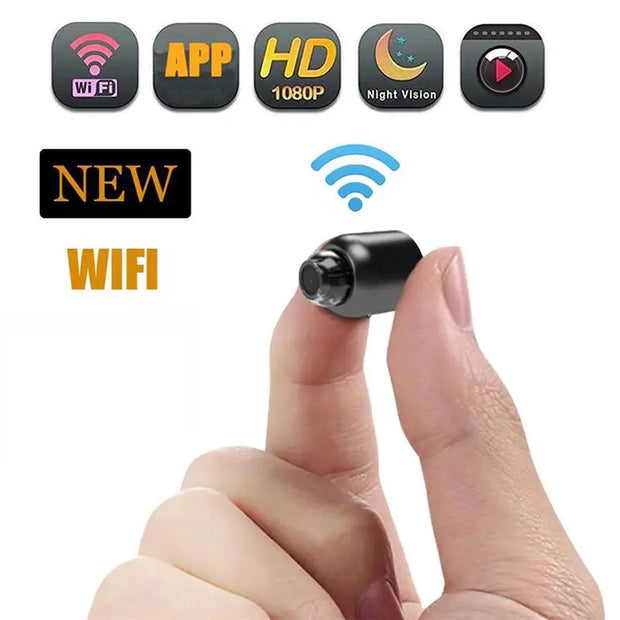 New1080P HD Mini WiFi Camera Indoor Safety Security Surveillance Baby Monitor Night Vision Camcorder IP Cam Audio Video Recorder