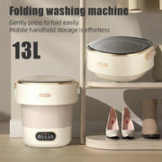 13L Portable Folk Washing Machine with Spin Dryer for sstocks Underwear Panties Washing Home wide Capacity Washing Machine