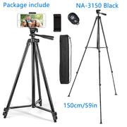 Nagnahz Tripod for Phone 150cm Video Recording Phone Tripod Stand with Bluetooth Remote Universal Camera Phone Photography Stand