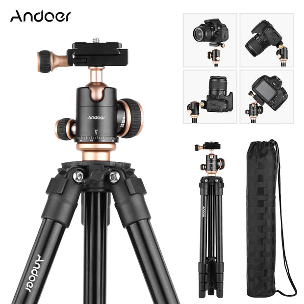 CZ Stock Photography Tripod Stand Carry Bag Phone Holder for Canon Sony Nikon DSLR Camera for iPhone Huawei Smartphone