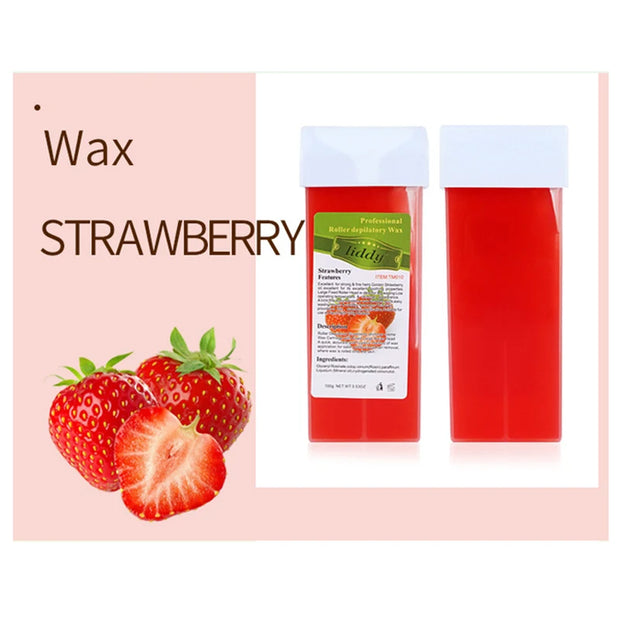 Hot Hair Removal Depilatory Wax Cartridge Heater Waxing Honey Flavor For for Women/Men Hair Removal 100g Depilatory Wax