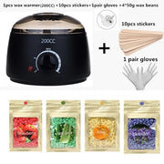 200cc Paraffin Wax Warmer mini Wax Heater Feet Mini SPA Wax-melt Machine Heater  Body Depilatory  Machine Waxing Kit