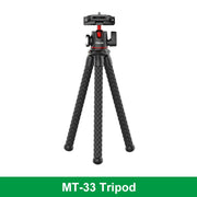 VIJIM Ulanzi MT-33 Flexible Octopus Tripod for Phone Camera DSLR 2in1 Design Tripod With Phone Holder Side Cold Shoe 1/4'' Screw