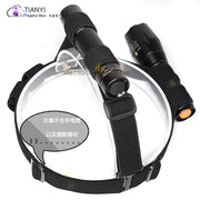 Head Strap Mount Headband Black Head Strap Mount Headband Holder Fixed Strap For 18650 battery flashlight diameter 20-25mm torch