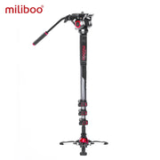 miliboo MTT705Ⅱ Camera Video Monopod with Fluid Drag Head Professional Camera Stand for DSLR, Camcorder Travel 10kg load