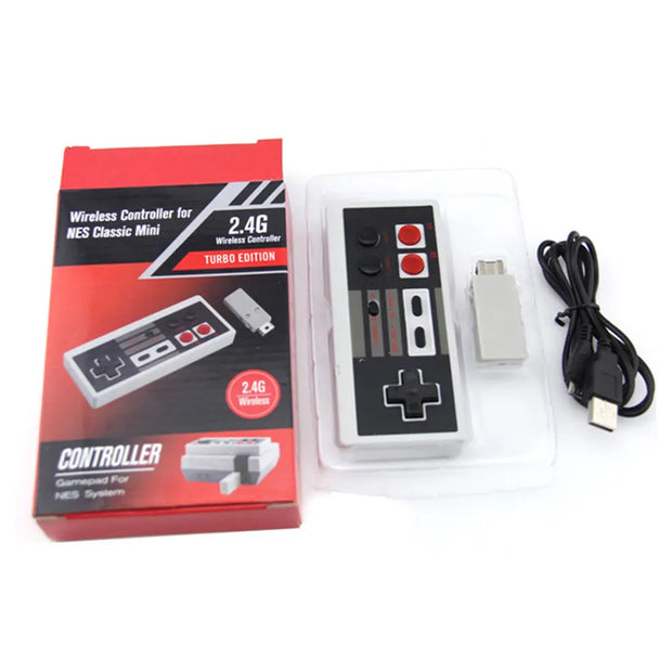 2.4GHz Game Console Wireless Controller Joystick Gamepad for Nintend Entertainment System NES Mini Classic Edition