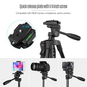 CZ Stock Photography Tripod Stand Carry Bag Phone Holder for Canon Sony Nikon DSLR Camera for iPhone Huawei Smartphone