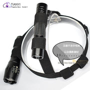 Head Strap Mount Headband Black Head Strap Mount Headband Holder Fixed Strap For 18650 battery flashlight diameter 20-25mm torch