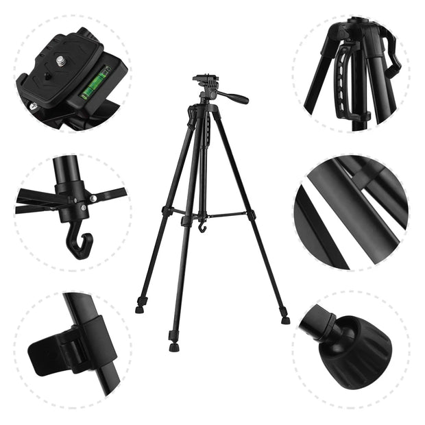 CZ Stock Photography Tripod Stand Carry Bag Phone Holder for Canon Sony Nikon DSLR Camera for iPhone Huawei Smartphone