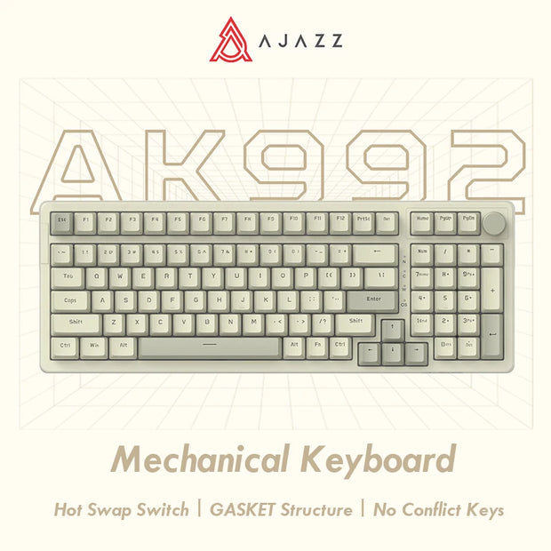 Ajazz AK992 Wired keyboard Backlight Keyboard Mechanical Gaming keyboard for Computer Office Gaming