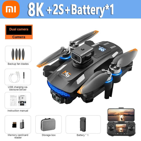 Xiaomi Mijia M6 Drone 8K HD Professional Camera Drones 5G WIFI FPV Video 4k UAV With screen Remote control RC Quadcopter Drone