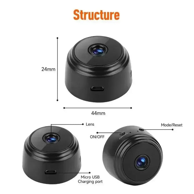 A9 HD Wifi Smart Monitor Surveillance Cameras Sensor Camcorder Web Video Home Safety Wireless Security Hidden Spy Camera Hidden