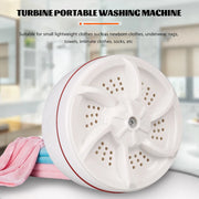 Portable Mini Washing Machine 10w　turbine Ultrasonic Washing Machine For Socks Underwear Washing Tools For Dormitory Travel Home