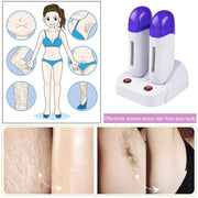 2025 New Double Seat Hair Removal Wax Therapy Machine 40w Power Fast Melting Heating Wax Therapy Instrument Hair Removal Device