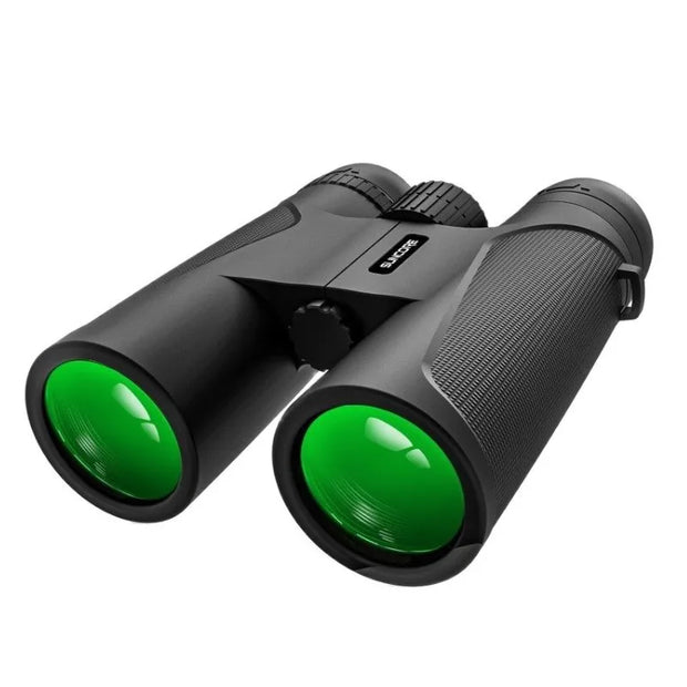 HD High Power Telescope 12X42 Binoculars High Magnification BAK4 Prism for Outdoor Hunting Optical Light Night Vision Binocular