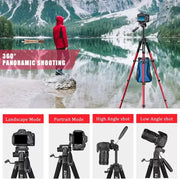 Zomei Professional Portable Travel Aluminum Camera Floor Tripod Stand & Pan Head for Phone DSLR Digital Camera Canon Nikon Video