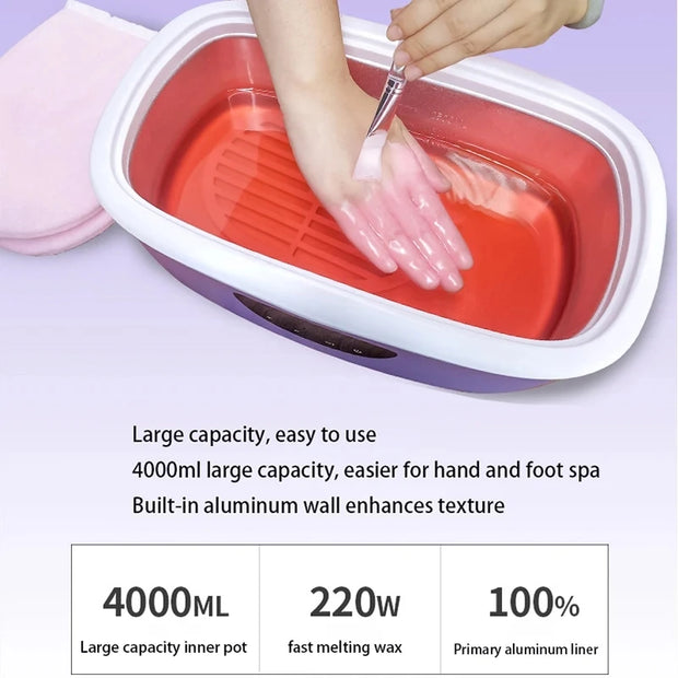 Paraffin Wax Machine for Hand and Feet Paraffin Wax Moisturize and Soothe Dry Skin Quickly Paraffin Wax Bath hands and feet