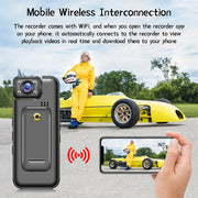 Ultra HD 4K WIFI Camera Digital Video Mini Portable Handheld Law Enforcement Recorder 180° Rotatable Lens Outdoor Sports Camera