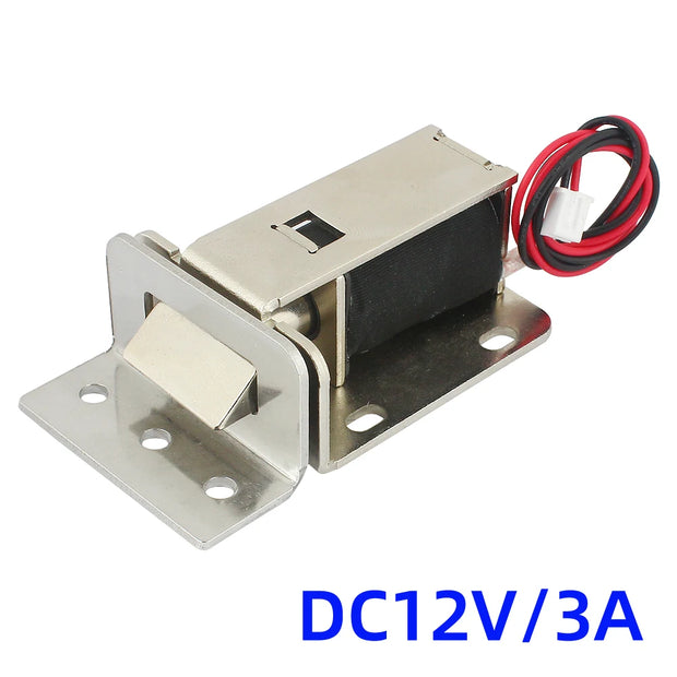 DC12V24V electromagnetic lock thickened electric lock door lock access control electric lock resistance to 150KG pulling force