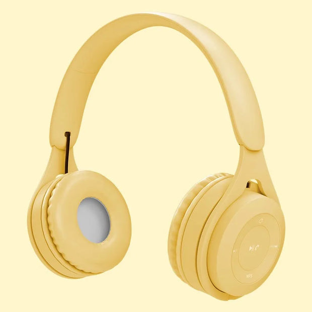 Y08 Macaron Wireless Bluetooth Headphones With Microphone Wired Earphones Gaming Headset Gamer Mp3 Players Choice Kids Gifts