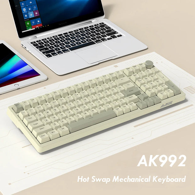 Ajazz AK992 Wired keyboard Backlight Keyboard Mechanical Gaming keyboard for Computer Office Gaming