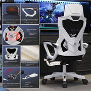 Computer Chair Home Office Chair Comfortable Sedentary Students Gaming Chairs Dormitory Chair Reclining Seat Ergonomic Ufficio