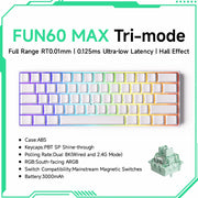 Akko MonsGeek FUN60 PRO&MAX HE Machanical Keyboard Magnetic Switch 60% Wireless Gaming Keyboard Rapid Trigger 8K Custom Keyboard