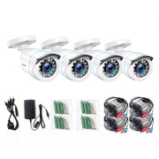 ZOSI 4pcs/lot 1080p HD-TVI CCTV Security Camera ,80ft Night Vision ,Outdoor Whetherproof Surveillance Camera Kit