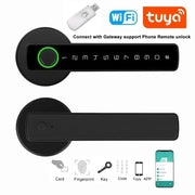 Smart Fingerprint Door Lock Biometric Door Lock with Smart APP Fingerprint Door Knob Remote Control with APP Smart Knob