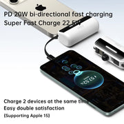 Xiaomi Mini Power Bank 5000mAh Capsule Power Bank PD20W Fast Charging External Battery Portable Battery for iPhone Android 2in1