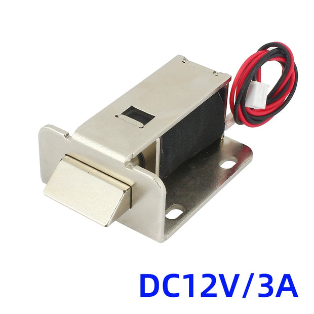 DC12V24V electromagnetic lock thickened electric lock door lock access control electric lock resistance to 150KG pulling force