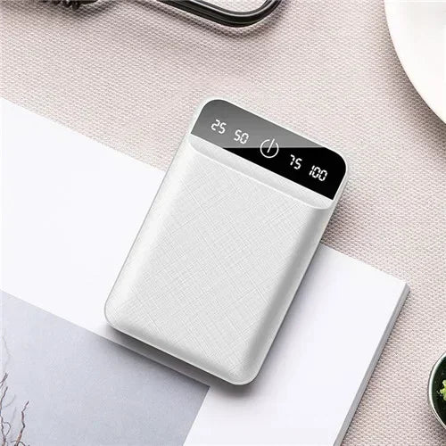 30000mAh Mobile Power Bank Portable Mobile Phone Fast Charger Digital Display USB Charging External Battery Pack for Android