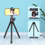 Ulanzi MT-11 Flexible Tripod For Phone DSLR Camera Stand With Remote Control Mini Octopus Legs For iPhone 13 14 Pro Max Holder