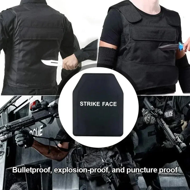 Ballistic Plate UHMW-PE Body Armor Vest Bulletproof Plates Lightweight Anti-Stab Bullet-Proof Shield Panel NIJ IIIA Stand Alone