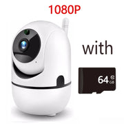 IP Camera YCC365 Plus Smart Home 1080P HD Security Auto Tracking Network Wireless Infrared Surveillance Night Vision WiFi Camera