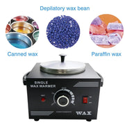 Electric Hot Wax Heater Paraffin Hot Facial Skin Spa Salon Equipment Adjustable Temperature Portable Home