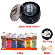 Wax Heater Warmer Machine For Hair Removal Depilation Wax Dipping Epilator Paraffin Pot and Wood Sticks Kit