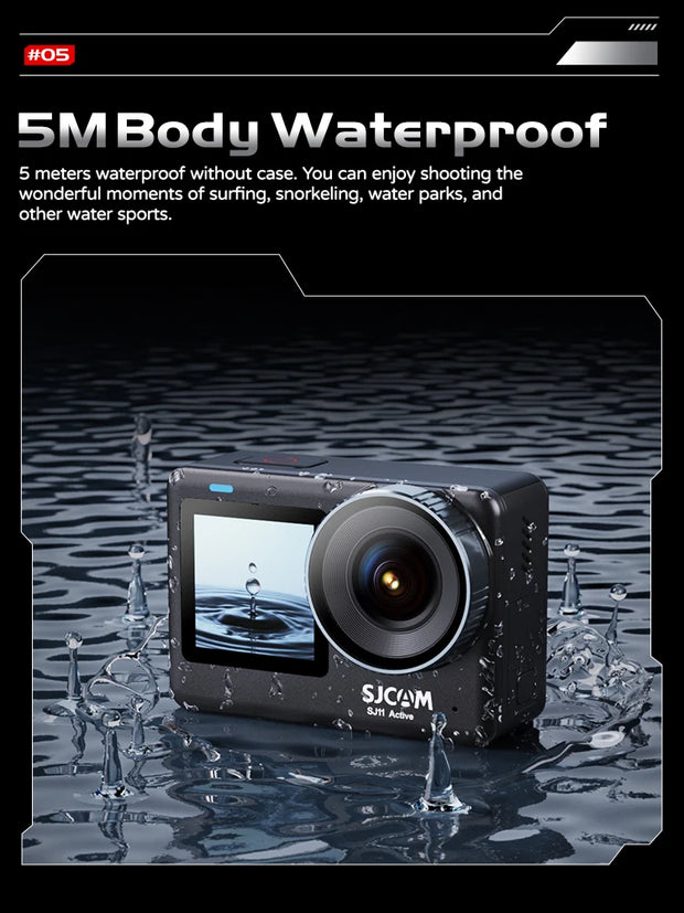 SJCAM Flagship SJ11 Active Action Camera 4K 2.33" Touch Screen Waterproof 5G WiFi Active HDR Video action cam camera sport