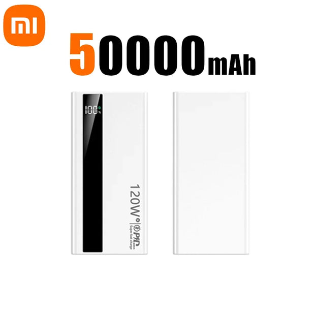 Xiaomi Power Bank 200000mAh 120W Super Fast Charging External Battery High Capacity Digital Display Charger For Iphone Samsung