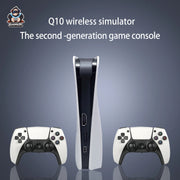 Hot Q10 3D Game Stick 128G Video game console retro 4K home console 2.4G double Wireless game controller supporting For PSP gift