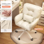 Nordic Simple Office Chairs for Household Bedroom Gaming Chairs Computer Chair Cream Style Comfortable Leisure Office Furniture