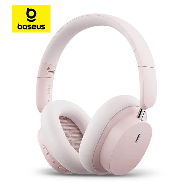 Baseus Bowie D05 Wireless Headphone 3D Spatial Audio Earphone Bluetooth 5.3 Headset 40mm Driver Foldable Over Ear Headphone 70H