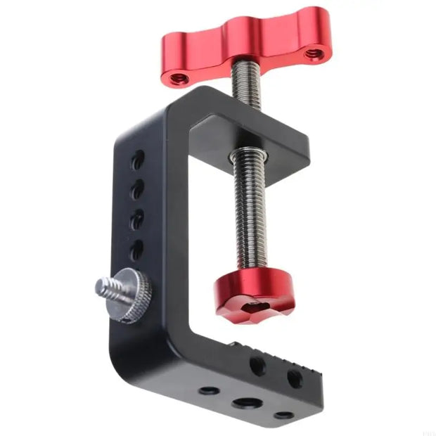 P9FA C Clamp Camera Clamp Mount with 1/4" Screw for Photo Studio Video DSLR Cameras Light Stand Desk Rods Hooks Shelves