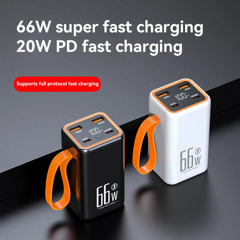 Xiaomi Mini Power Bank 50000mAh Two-Way 66W Fast Charging Powerbank Portable External Battery Charger for iPhone Xiaomi Huawei