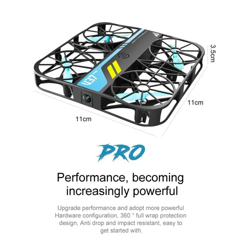 Xiaomi V37 Pro Mini Drone With Camera 4K HD WiFi FPV Drone Pocket Remote Control Helicopter Quadcopter Christmas Gift For Kids