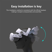 T300 Replaceable Elite Strap For Meta Quest 3 VR Headset Improve Comfort Adjustable Head Strap For Quest 3 Accessories Helmet