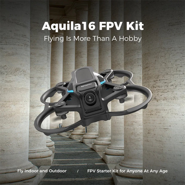 C0 BETAFPV Aquila16 Drone Kit Brushless 2.4GHz 30KM/H RC Quadcopter Indoor Outdoor Aeria Photography Accessories for Drone