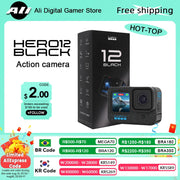 GoPro HERO12 Black Action Camera HyperSmooth6.0 5.3K60fps Video 27MP Go Pro12 helmet Sport Camera