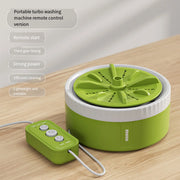 Mini Portable Washing Machines USB Rotating Turbo Fruit Kitchen Ultrasonic Dishwasher For Clothes Home Travel Remote Control 세탁기