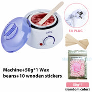 200CC Wax Heater Warmer Hair Removal Machine For Hand Foot Body SPA Epilator Paraffin Wax Pot +Wax Beans + Wood Sticks